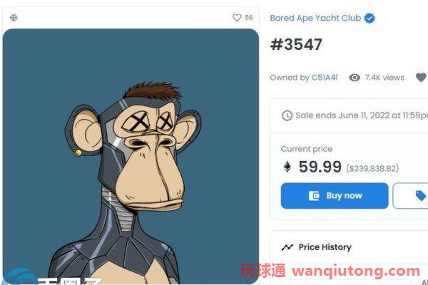 胖手指事件!30万美元无聊猿NFT以3千美元售出 胖手指事件!30万美元无聊猿NFT以3千美元售出