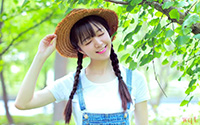 甜美萌妹子户外写真(9)