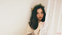 长腿妹子粉色内衣私房写真(8)