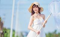 清纯可爱的女孩户外写真(9)