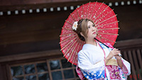 清新简洁的少女和服写真(9)