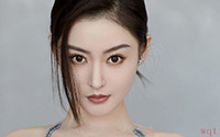 张天爱性感典雅星空裙时尚唯美写真(9)