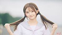 清纯可爱少女俏皮户外迷人写真(9)