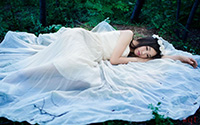 森女系气质女生唯美婚纱(9)