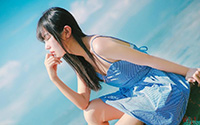 唯美少女海边写真(8)