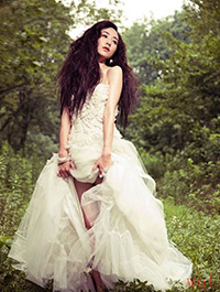 韩雪梦幻优雅婚纱(9)
