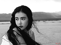 张辛苑黑白色唯美写真(8)