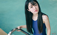 泳衣少女泳池写真(8)