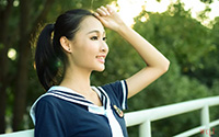 清纯学生妹校服写真(12)