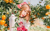 俏皮少女果园可爱甜美写真(10)