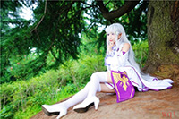 白丝长腿美女Cosplay艾米莉娅(8)