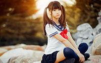 清纯校园制服美女(9)