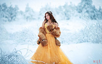欧美美女雪地写真(9)