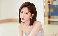 毛晓彤紫色长裙优雅知性白嫩迷人写真(9)