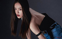 蔡文静酷美霸气时尚魅力迷人写真(6)