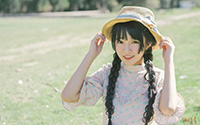 清新麻花辫女孩唯美写真(9)