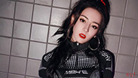 迪丽热巴酷飒迷人写真(10)